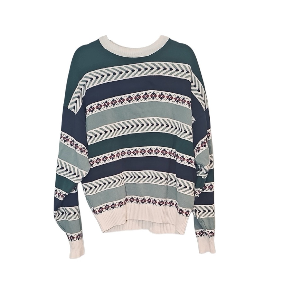💚 Vintage North Country Multicolour Sweater, Size L